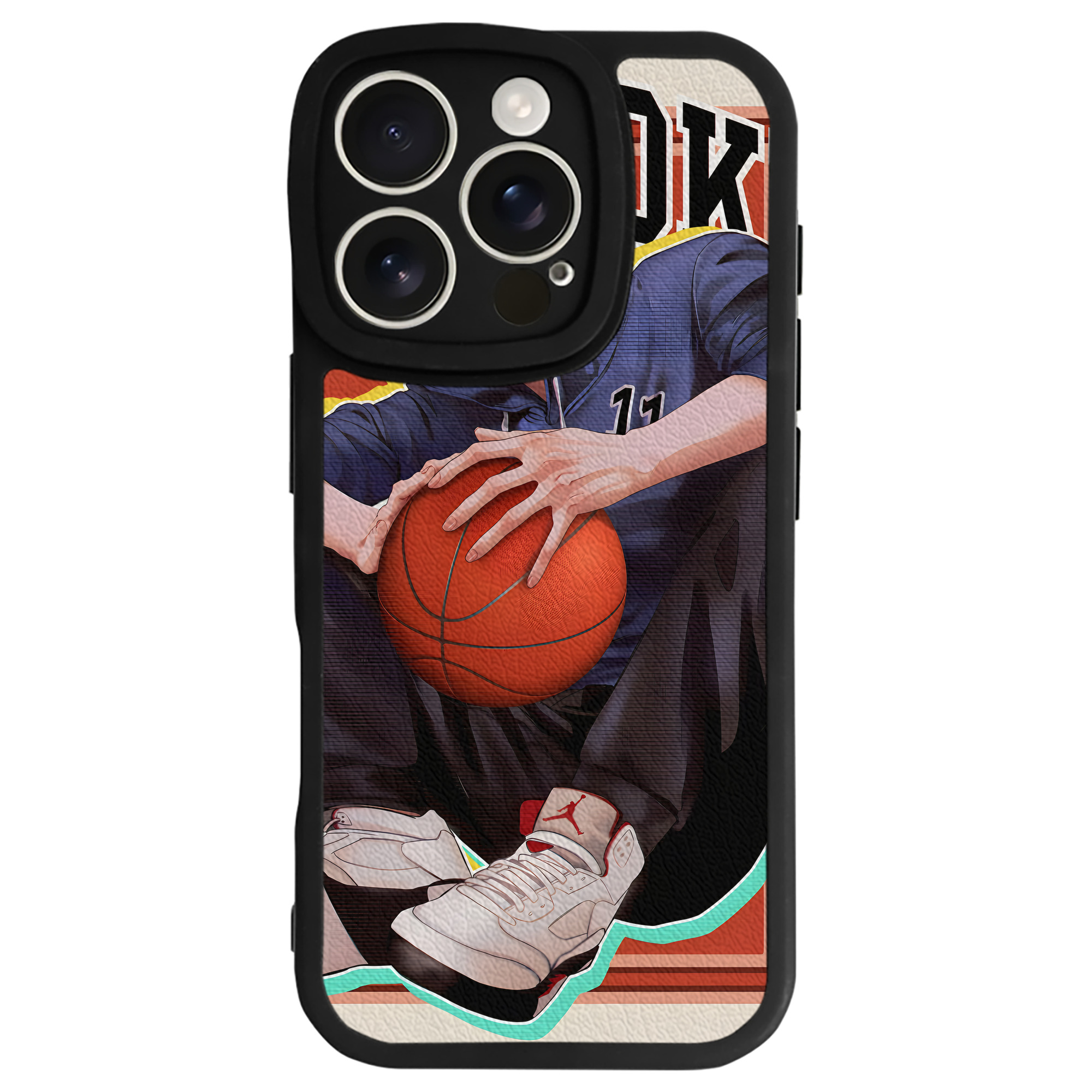 （画像用） SLAM DUNK／スラムダンク 【iPhone 16シリーズ対応】シリコンスマホケース（レザー調） 材質：シリコン